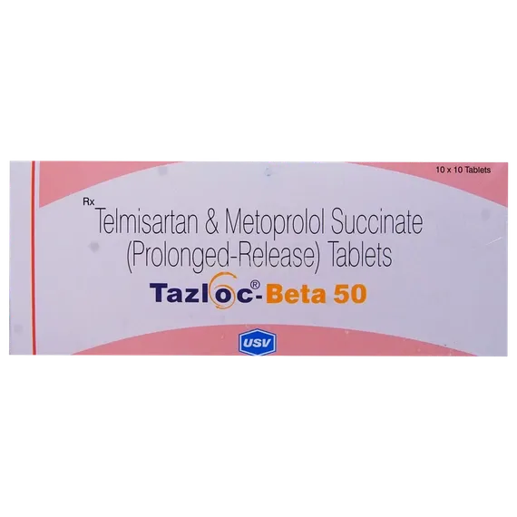 tazloc beta 50mg tablet 10's